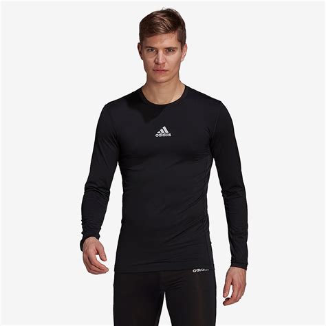 adidas funktionsshirt techfit base long sleeve tee schwarz|Men .